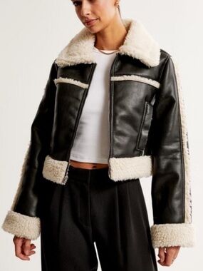 Abercrombie Leather Jacket